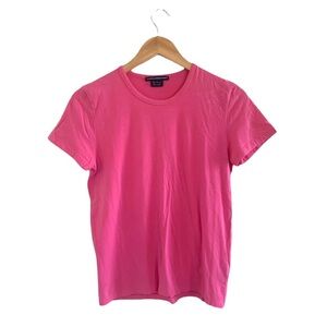 Ralph Lauren | Stretch knit crewneck pink tee size large